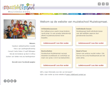 Tablet Screenshot of muziek-op-maat.nl